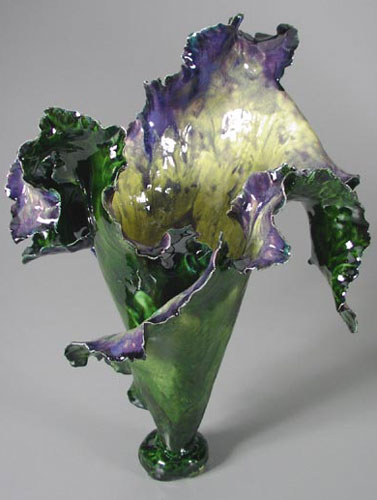 Lily - Purple/Green/Yellow, by Abigail Allan