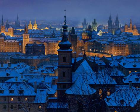 An Evening in Prague, by Alexei Butirskiy