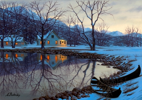 The Lake House, by Alexei Butirskiy