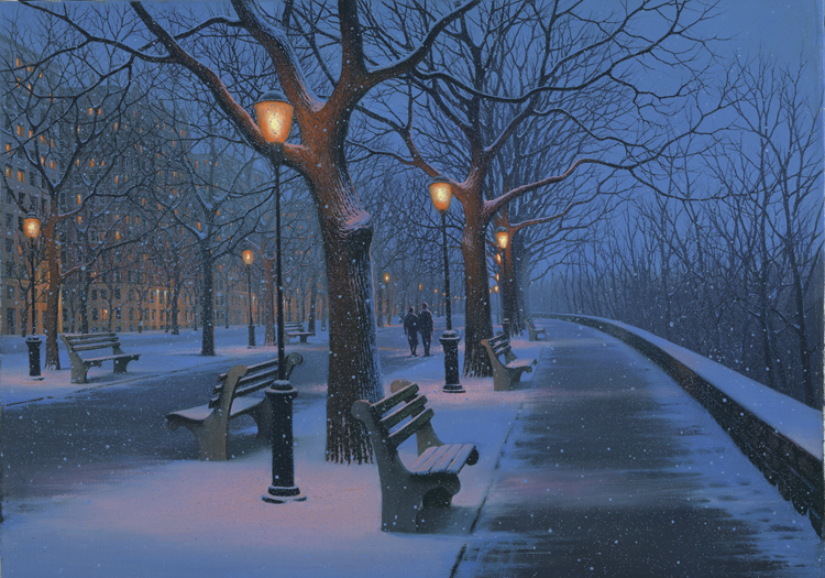 Winter Stroll, by Alexei Butirskiy