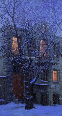 Snowy Evening, by Alexei Butirskiy