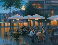 Evening Cafe, by Alexei Butirskiy