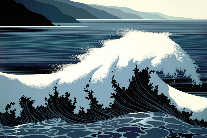 A Sounding of Surf, by Eyvind Earle