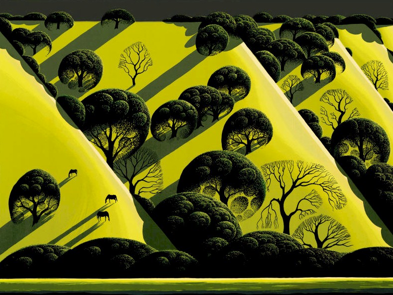 Live Oak Country, by Eyvind Earle