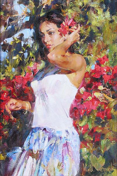 Adorned With Flowers, by Michael & Inessa Garmash