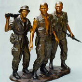 Three Soldiers Maquette, by Frederick Hart