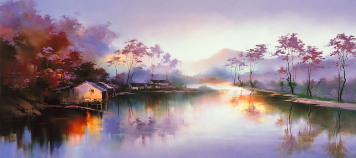 Blossom Village, by H Leung