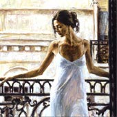 Balcony at Buenos Aires, by Fabian Perez