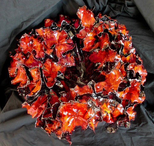 Rosette - Red, by Abigail Allan