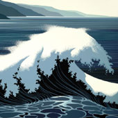 A Sounding of Surf, by Eyvind Earle