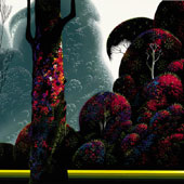 Crimson Eucalyptus, by Eyvind Earle