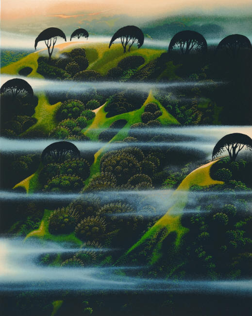 Early Morning Fog, by Eyvind Earle