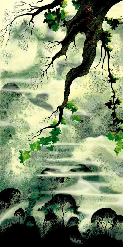 Fog Bound, by Eyvind Earle