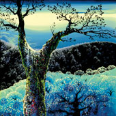 Orchard in Bloom, by Eyvind Earle