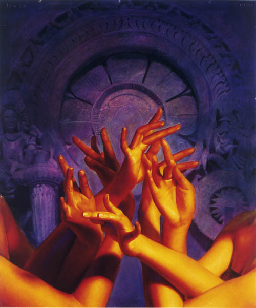Sacred Flame, by Jia Lu