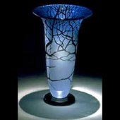 Tree Vase - Aqua, by Bernard Katz