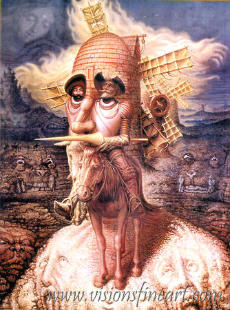 Visions of Quixote, by Octavio Ocampo