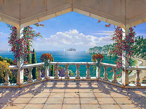 Santorini Villa, by Bob Pejman