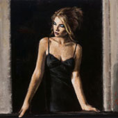Balcony at Buenos Aires VII Blanca, by Fabian Perez