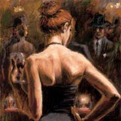 Girl With Red Hair, by Fabian Perez