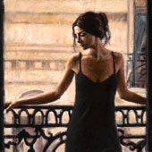 Luciana - Balcony, San Paolo, by Fabian Perez