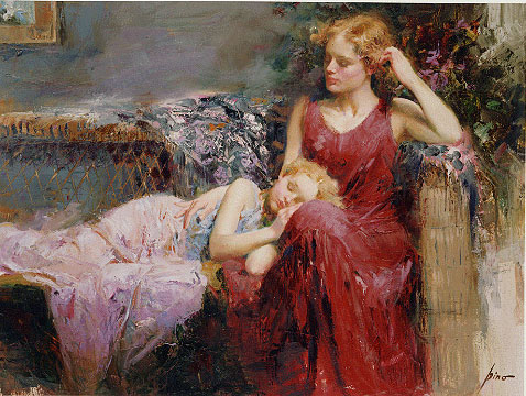 A Mother's Love, by Pino Daeni