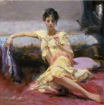 Parisian Girl, by Pino Daeni