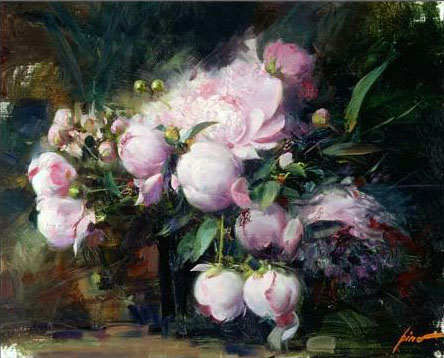 Peonies, by Pino Daeni