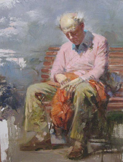 Sleepy Bench, by Pino Daeni