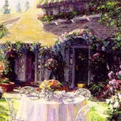 Breakfast in the Garden, by Stephen Shortridge