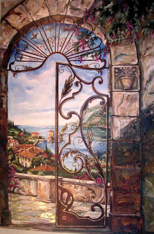 Gateway to Bellagio, by Karen Stene