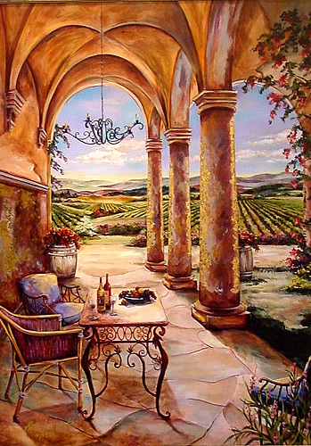 Loggia in the Valley, by Karen Stene