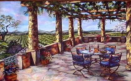 Vinyard Veranda, by Karen Stene